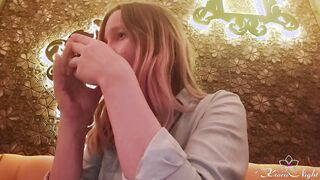Slutty Hot Outside Masturbates Snatch inside Restaurant Wc