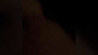 My fat butt jiggling as he hit it from behind