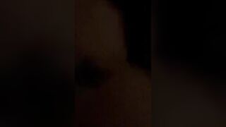 My fat butt jiggling as he hit it from behind