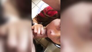 She loves getting her little throat nailed