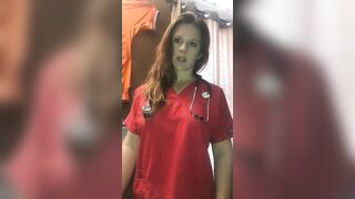 Beauty booty sexual penis blowing nurse helps revive patients cock. FitNaughtyCouple