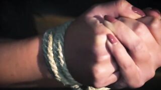 ROUGH BONDAGE SESSION TO SUBMISSIVE CUNT WITH MOUTH. SPANKING VERY ROUGH HER BUTT AND BODY
