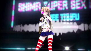 【MMD R-teenagers SEX DANCE】NAUGHTY BAILBAILA and gets fucked[MMD R-18]