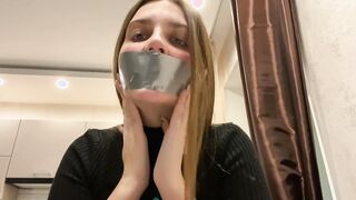 Duct film on mouth