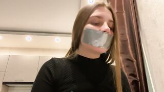 Duct film on mouth