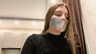 Duct film on mouth