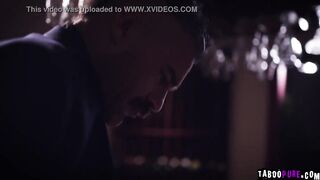 Jill Cassidy liking sucking off Charles long dick under the counter