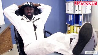 LETSDOEIT - Long Tit Secretary Manu Magnum Takes long african penis On