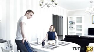TUTOR4K. Man chose woman preceptor to receive maximal pleasure during class