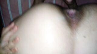 bbw cougar slow anal sex and gaping asshole