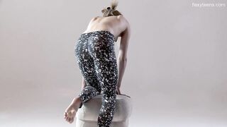 Russian beauty bushy gymnast Rita Mochalkina