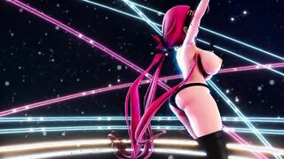 【MMD R-barely legal SEX DANCE】GIRL WITH A GODDESS BOOTY LIKES TO BE LEFT WELL LICIT激しいセックス[MMD R-18]