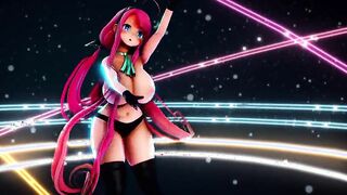 【MMD R-barely legal SEX DANCE】GIRL WITH A GODDESS BOOTY LIKES TO BE LEFT WELL LICIT激しいセックス[MMD R-18]