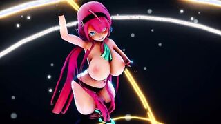 【MMD R-barely legal SEX DANCE】GIRL WITH A GODDESS BOOTY LIKES TO BE LEFT WELL LICIT激しいセックス[MMD R-18]