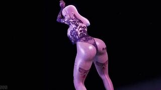 【MMD R-18 year old SEX DANCE】NAUGHTY AND LUSTY EXTREME HUGE WHITE BABE HILLS激しいセックス[MMD R-18]