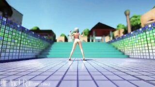 【MMD R-eighteen SEX DANCE】HOT BUTT INSIDE THE POOL YUMMY BOOTY SWEET SATISFACTION ホットお尻 [MMD]