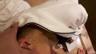 Crazy Hot Screwed and quick Creampie into Hotel WC -Who is Lilly
