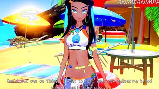 POKEMON GYM LEADER NESSA CARTOON