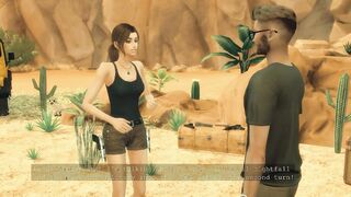 Sims four. Tomb Raider Parody. Part one - Egyptian Phalos