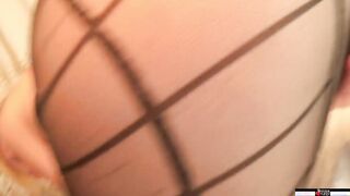 Older Bimbo Squirts Into Tights