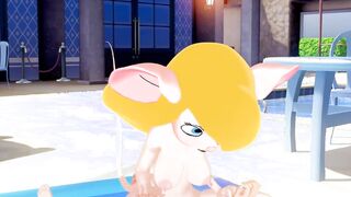 Rescue Rangers - Skinny Gadget Hackwrench gets creampied
