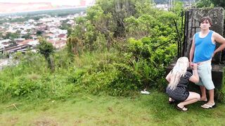 Park camera catches lovers fucking into outdoors