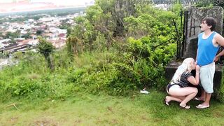 Park camera catches lovers fucking into outdoors
