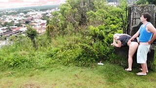 Park camera catches lovers fucking into outdoors