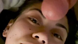 Slim eastern Getting Throat Boned Compilation