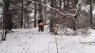 Public masturbation fantasy - Caught masturbating public inside the snow