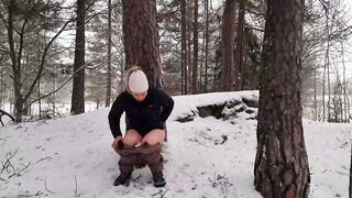Public masturbation fantasy - Caught masturbating public inside the snow