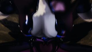 The widowmaker breaks the spaceship and has to pay the mechanic with her company