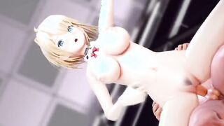 【MMD R-19 year old SEX DANCE】INTENSE SEX SWEET YUMMY SATISFACTION BOMBSHELL BUTT ハードセックス [MMD]