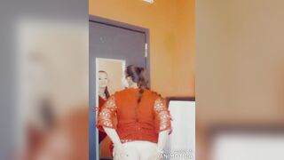 Lusty and Pregnant Hostess At Work Part 8