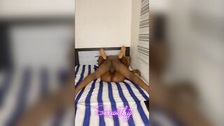 Black step sister teaching me how to fucked