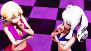 【MMD R-eighteen SEX DANCE】NAUGHTY PERVERSE BEAUTY MOUTH BOOTY POUNDED 激しいセックス[MMD R-18]