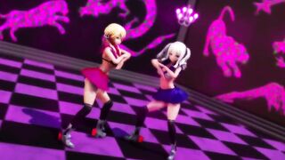 【MMD R-eighteen SEX DANCE】NAUGHTY PERVERSE BEAUTY MOUTH BOOTY POUNDED 激しいセックス[MMD R-18]