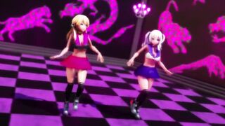 【MMD R-eighteen SEX DANCE】NAUGHTY PERVERSE BEAUTY MOUTH BOOTY POUNDED 激しいセックス[MMD R-18]