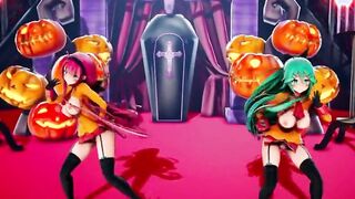 【MMD R-19 yo SEX DANCE】INTENSE SEX EROTIC WHITE SWEET SATISFACTION HUGE BUTT激しいセックス[MMD R-18]