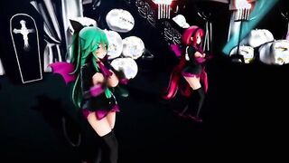 【MMD R-19 yo SEX DANCE】INTENSE SEX EROTIC WHITE SWEET SATISFACTION HUGE BUTT激しいセックス[MMD R-18]