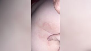 I fingers my tight asshole while he filled my twat up with his cum!