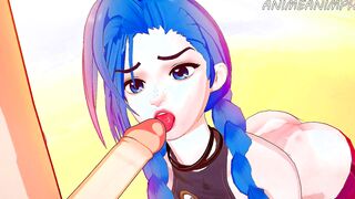 JINX LEAGUE OF LEGENDS ARCANE CARTOON