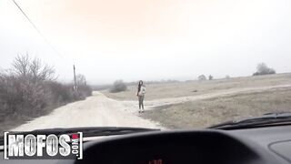 Mofos - Lusty Bombshell Rebecca Volpetti Gets Her Snatch Nailed By Frank Gun Into The Vehicle