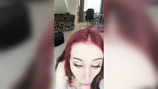 Jack I’m your landlord! I’ll destress you and suck your penis!Do you want to cum inside my mouth?