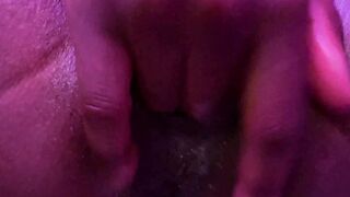 Finger Plowed myself and made a mess 