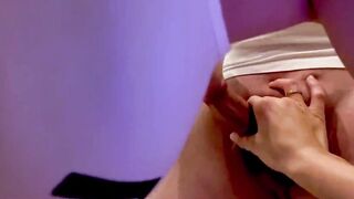 German Cougar gave a sloppy head & screwed him for the pornhub gift