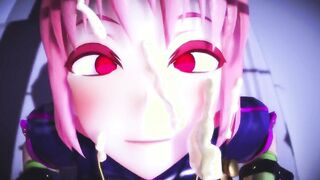 【MMD R-teen SEX DANCE】NAUGHTY CHICK WITH HER FACE FULL OF MILKホットな女の子[MMD R-18]