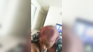 Black BBW takes on well hung Ebony bro during a incall