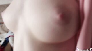 Lustful Secretary Passionately Fucks with Closeup