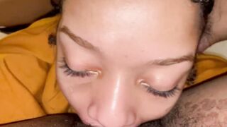 point of view AFRICAN STUD GOT SNATCH WORSHIPPED BY FEM// FULL CLIP ON OF